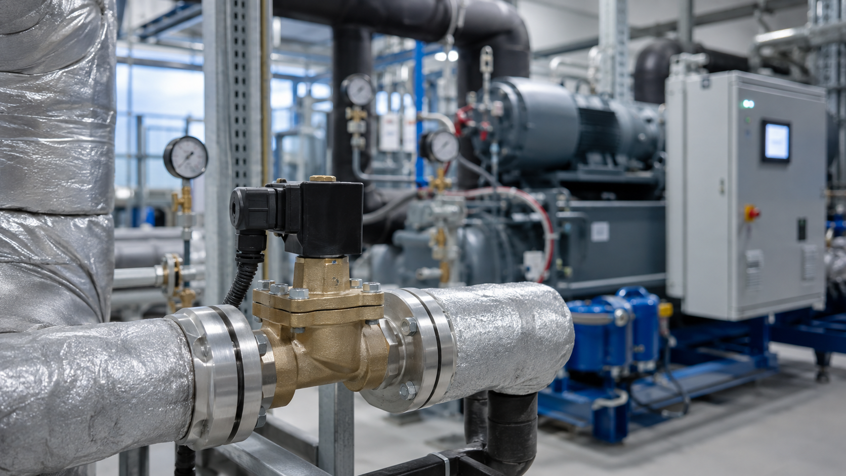 Válvula solenoide para refrigeração industrial: quando usar